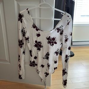 Body flower long sleeve